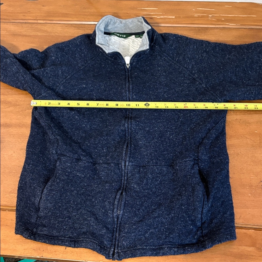 Orvis Navy Lightweight Jacket Size Large - Picture 6 of 12